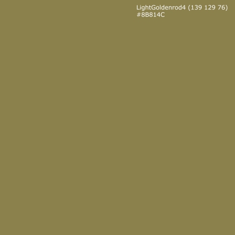 Küchenrückwand LightGoldenrod4 (139 129 76) #8B814C