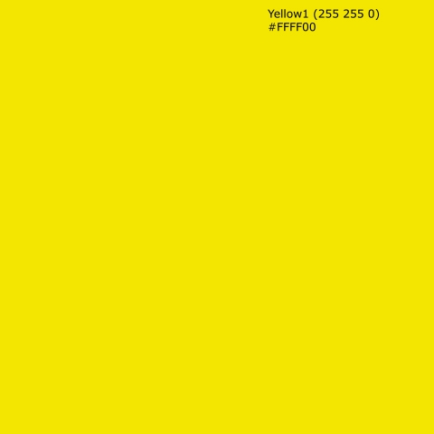 Küchenrückwand Yellow1 (255 255 0) #FFFF00