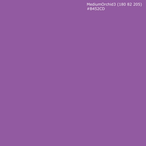 Küchenrückwand MediumOrchid3 (180 82 205) #B452CD