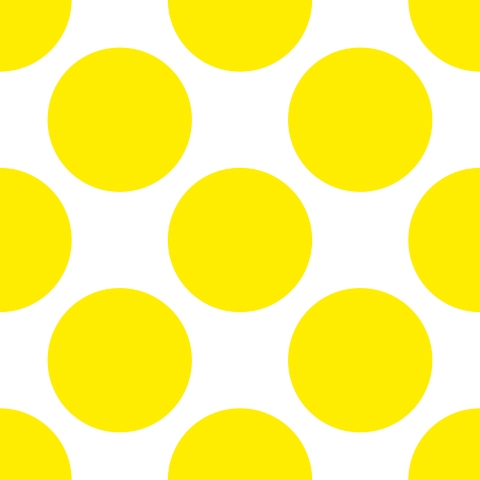 Küchenrückwand Gelbe Polka Dots