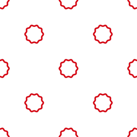 Küchenrückwand Welliger Roter Kreis