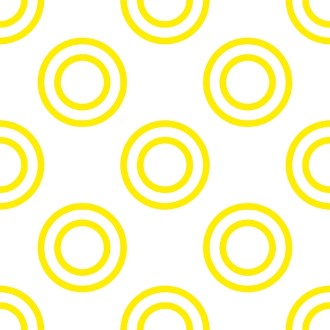 Küchenrückwand Kreis in Kreis Gelb