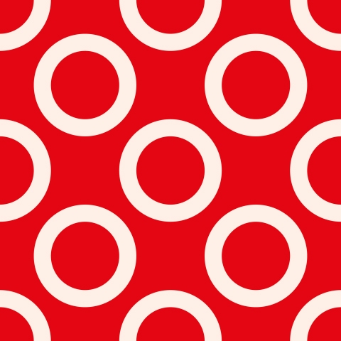 Küchenrückwand Rote Kreise