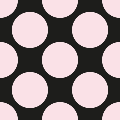 Küchenrückwand Puderfarbene Polka Dots