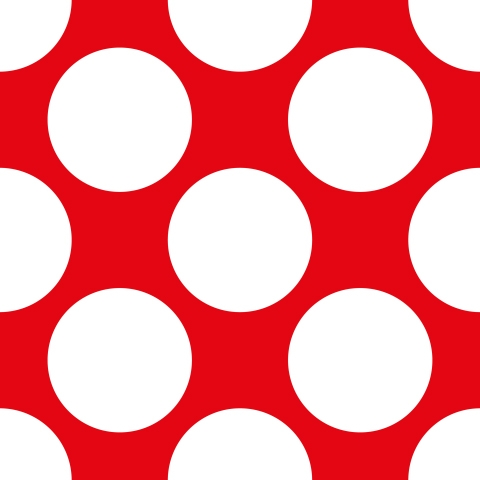 Küchenrückwand Rot Weiß Polka Punkte