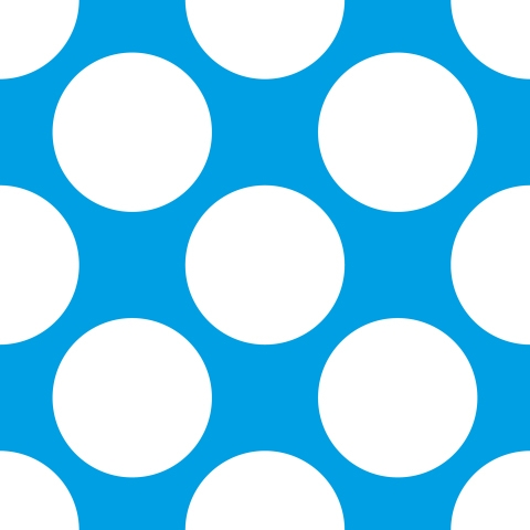Küchenrückwand Blau Weiß Punkte