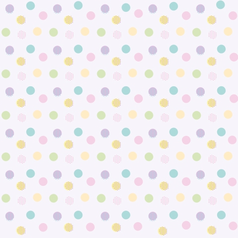 Küchenrückwand Confetti Polka Dots