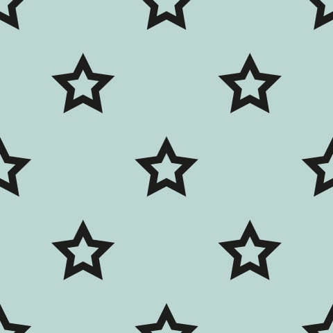 Küchenrückwand Stahlblaue Sterne