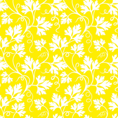 Küchenrückwand Gelb Weiß Floral