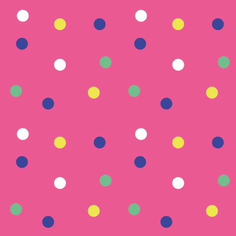 Küchenrückwand Konfetti Punkte Pink