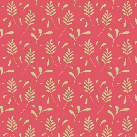 Küchenrückwand Plant Pattern