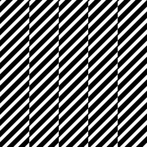 Küchenrückwand Illusion Streifen