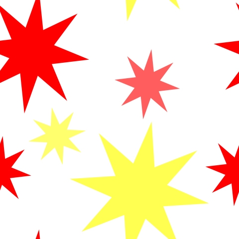 Küchenrückwand Rot Gelb Sterne