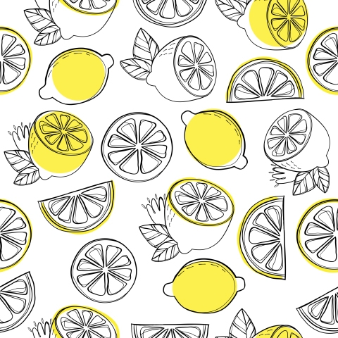 Küchenrückwand Zitronen