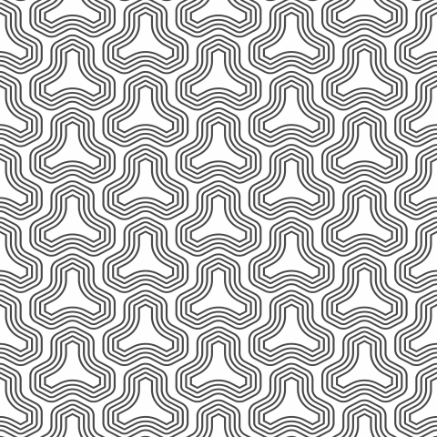 Küchenrückwand Polygon Muster