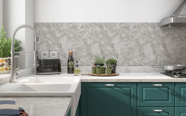Spritzschutz Küche Graue Granitplatte