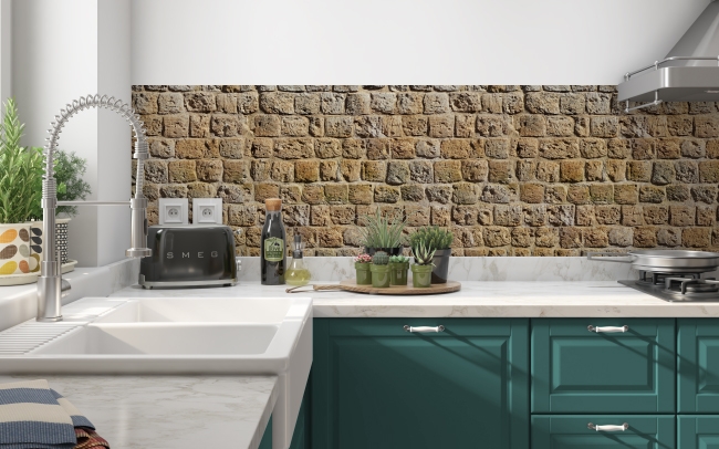 Küchenrückwand Römisches Mauerwerk