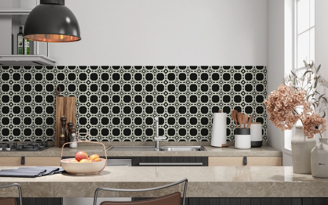 Küchenrückwand Gitterwerk Muster
