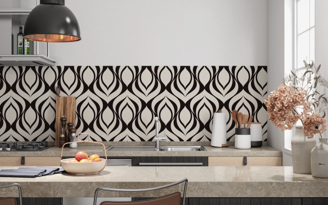 Küchenrückwand Illusion Muster