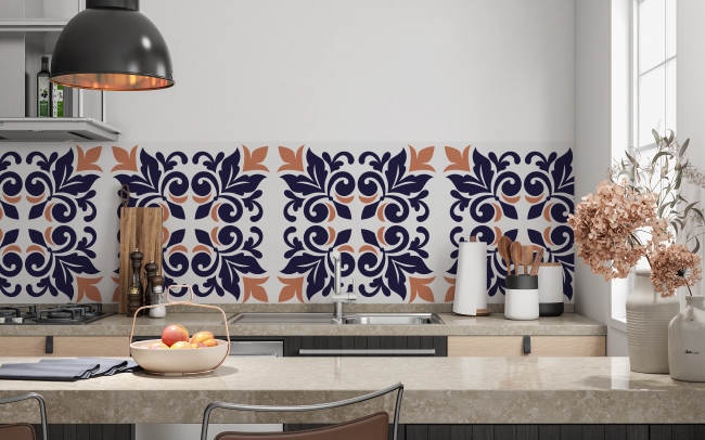 Küchenrückwand Ornament Muster
