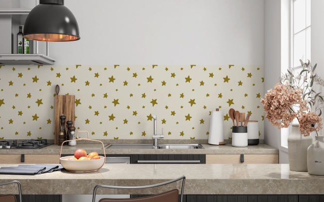 Küchenrückwand Sterne