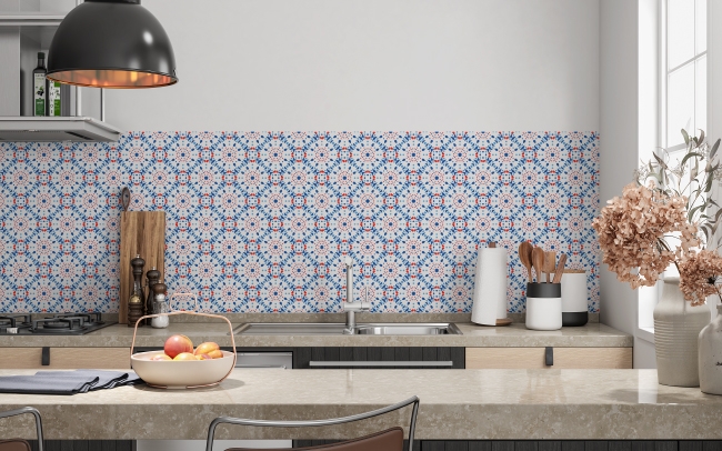 Küchenrückwand Azulejo Fliesen