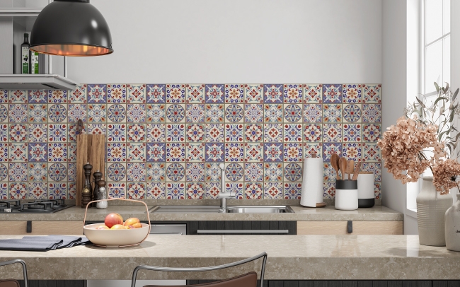 Küchenrückwand Fliesen Mosaik Orient