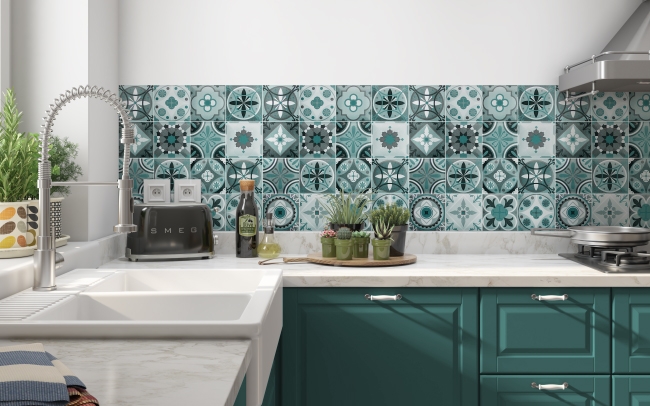 Küchenrückwand Patchwork Ceramic Tiles