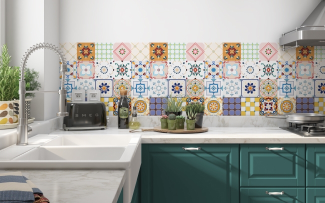 Küchenrückwand Azulejo Kacheln