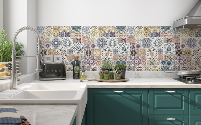 Küchenrückwand Turkish Tiles