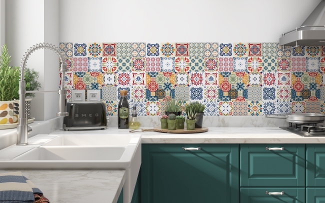 Küchenrückwand Portugiesische Azulejo Fliese