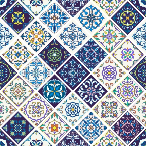 Küchenrückwand Osmanische Wandfliesen