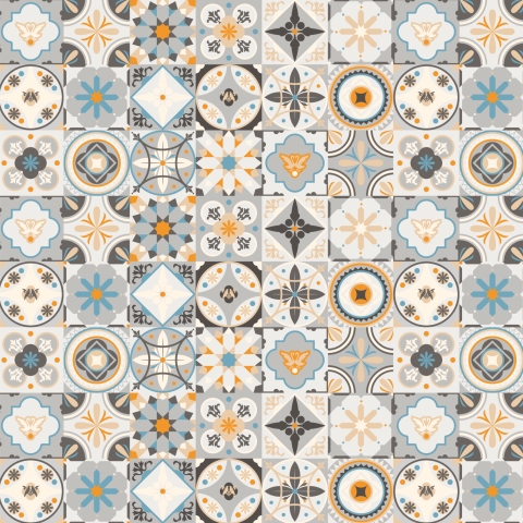 Küchenrückwand Oriental Tiles