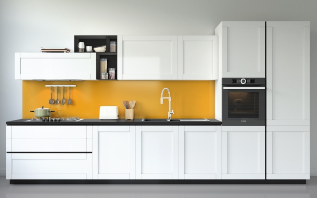 Spritzschutz Küche Orange2 (238 154 0) #EE9A00