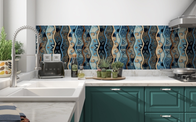 Spritzschutz Küche Dekorative Mosaik