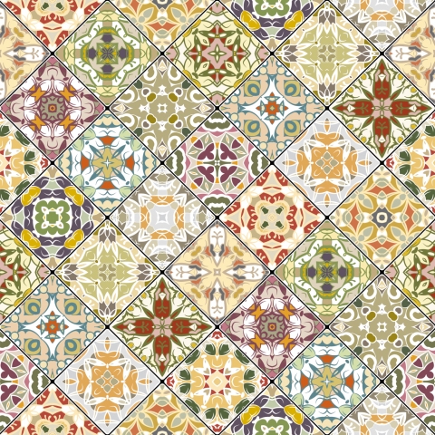 Spritzschutz Portuguese Tiles