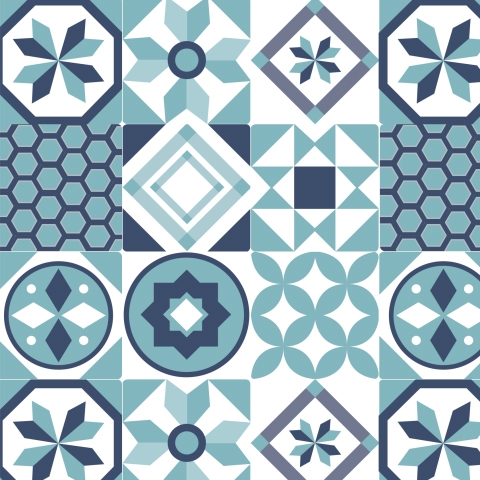 Spritzschutz Afghan Tiles