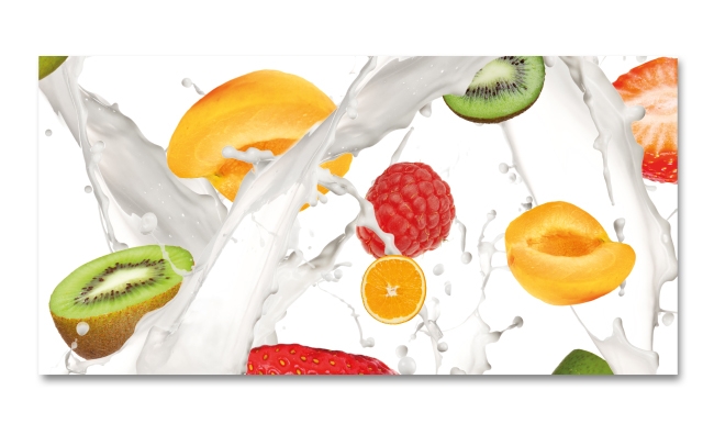 Spritzschutz Küche Obst Splash
