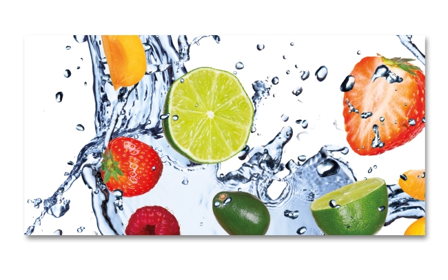 Spritzschutz Küche Obst Wasser Splash