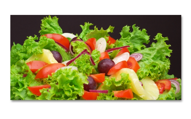 Spritzschutz Küche Salat