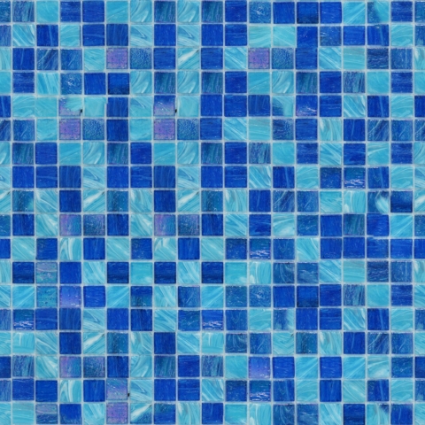 Spritzschutz Küche Blue Mosaic