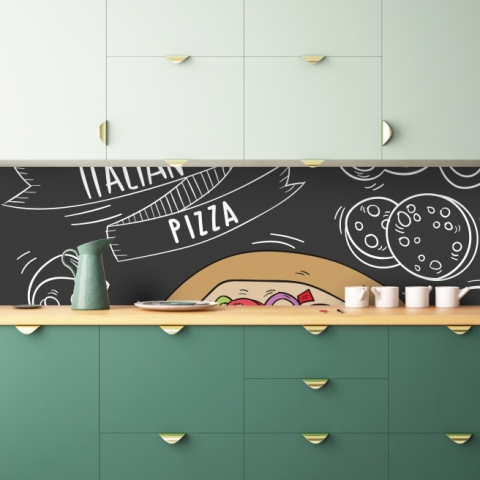 Spritzschutz Küche Pizza Italiano