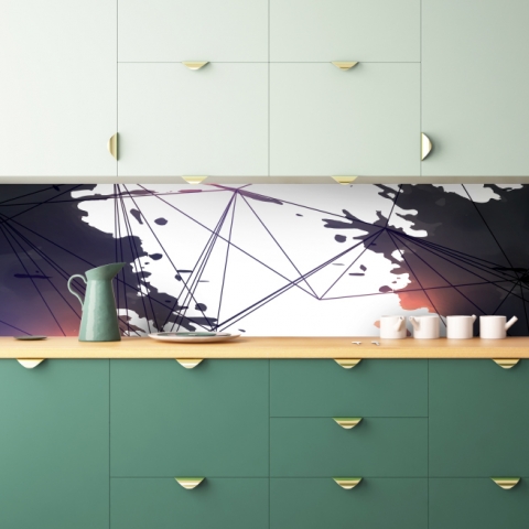 Spritzschutz Küche Abstrakt Design