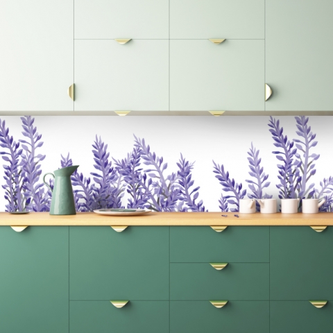 Spritzschutz Küche Blumen Design