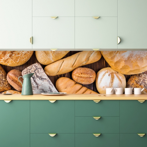 Spritzschutz Küche Brot