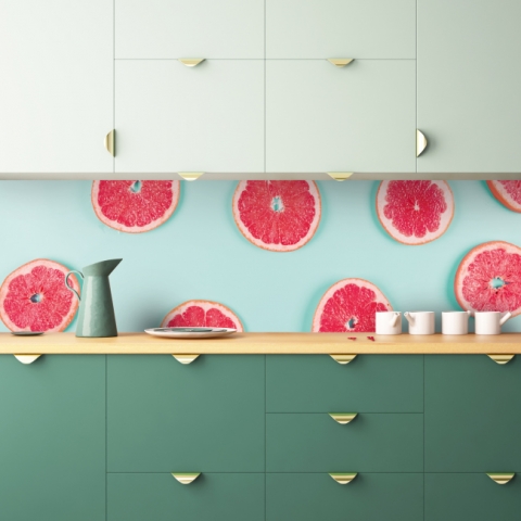 Spritzschutz Küche Grapefruit