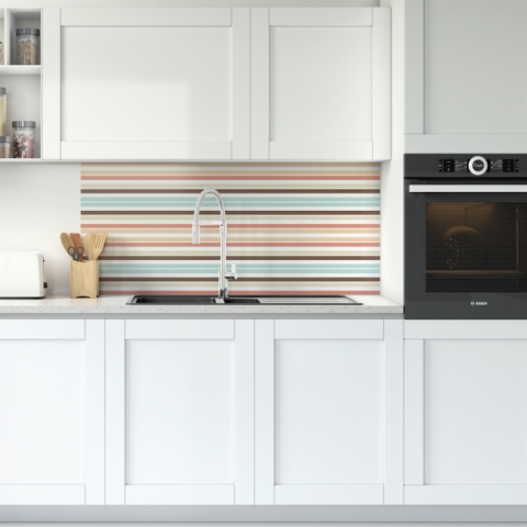 Spritzschutz Küche Linien Design