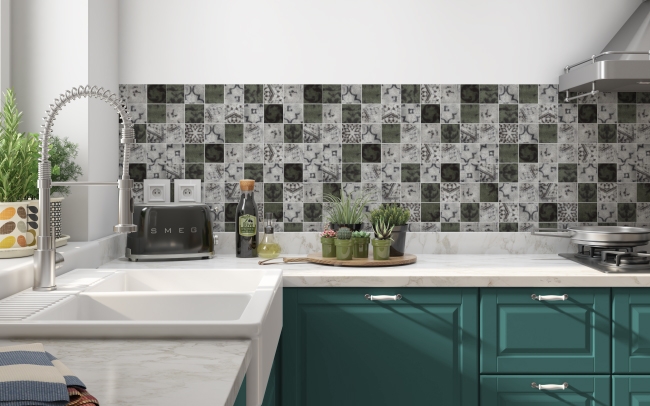 Spritzschutz Küche Römische Mosaik
