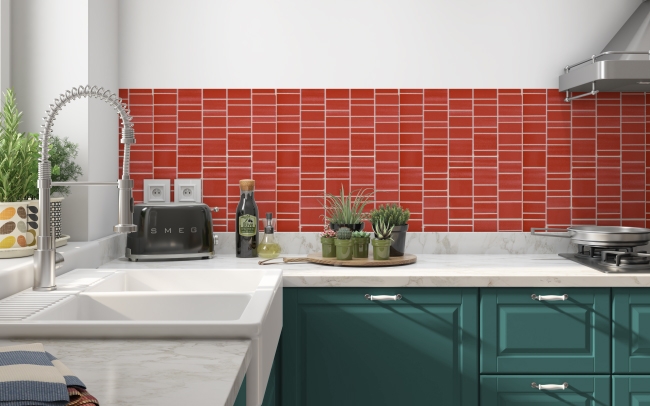Spritzschutz Küche Alt Stil Mosaik