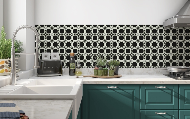 Spritzschutz Küche Gitterwerk Muster